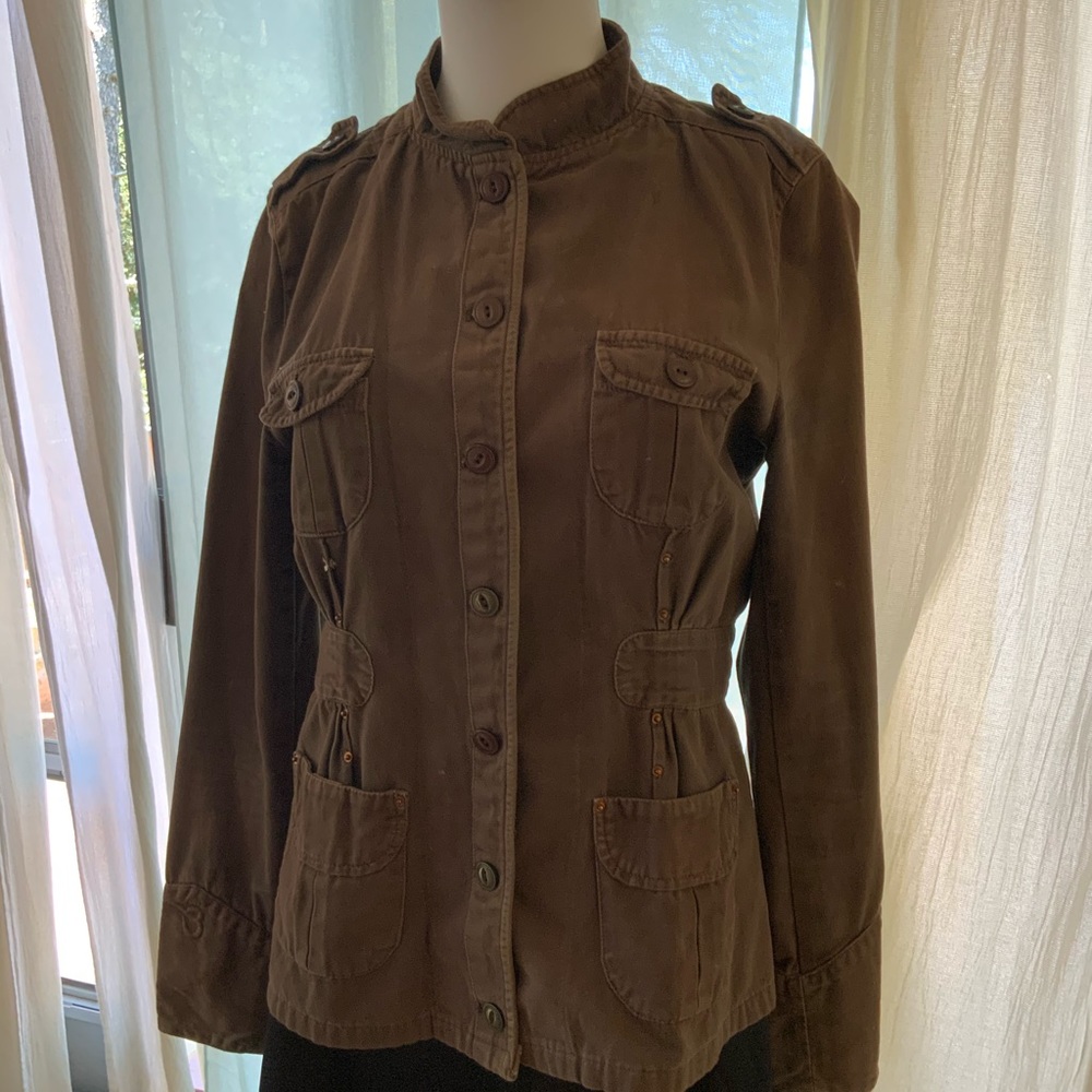 Brown military style Blouse by Be You
